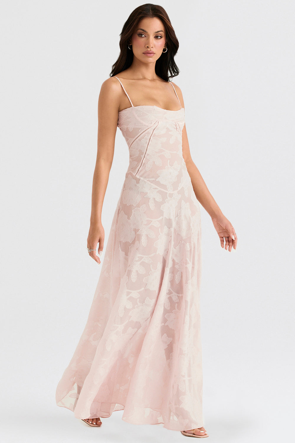 PAULETTE - LONG CORSET DRESS