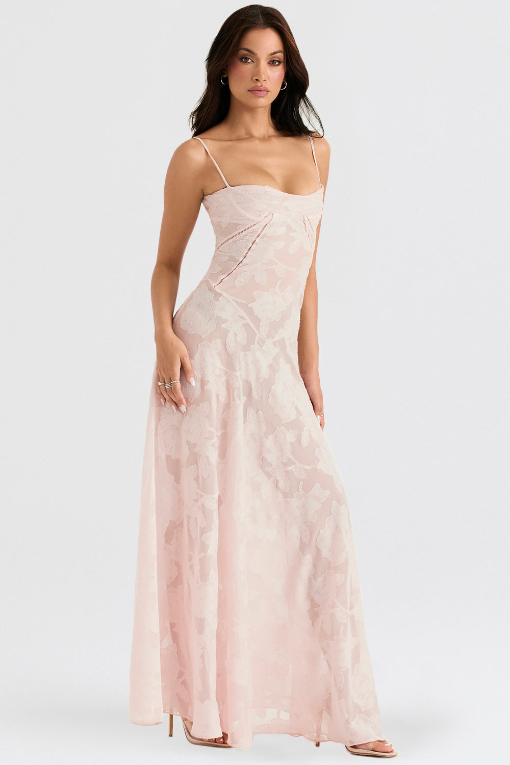 PAULETTE - LONG CORSET DRESS