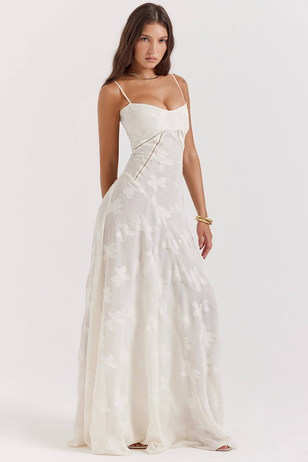 PAULETTE - LONG CORSET DRESS