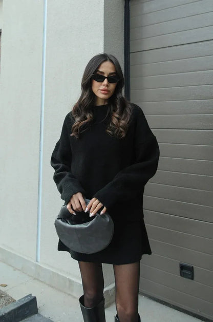 THE MAYE - KNIT SUIT (TOP + SKIRT)