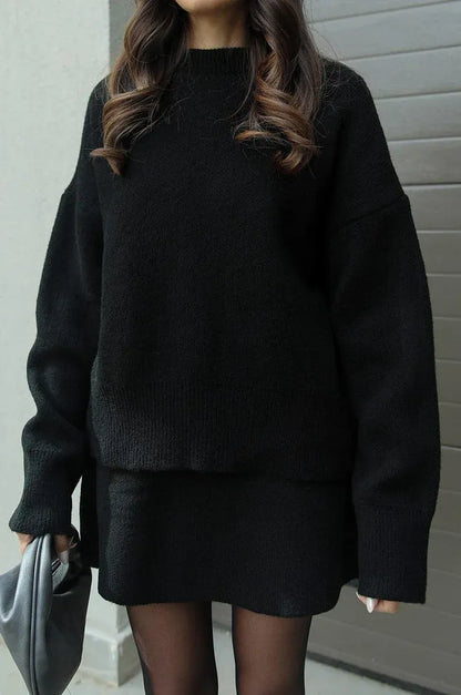 THE MAYE - KNIT SUIT (TOP + SKIRT)