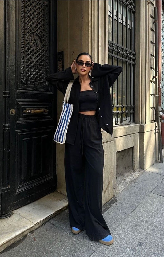 Viral linnen set – effortless charm in every thread