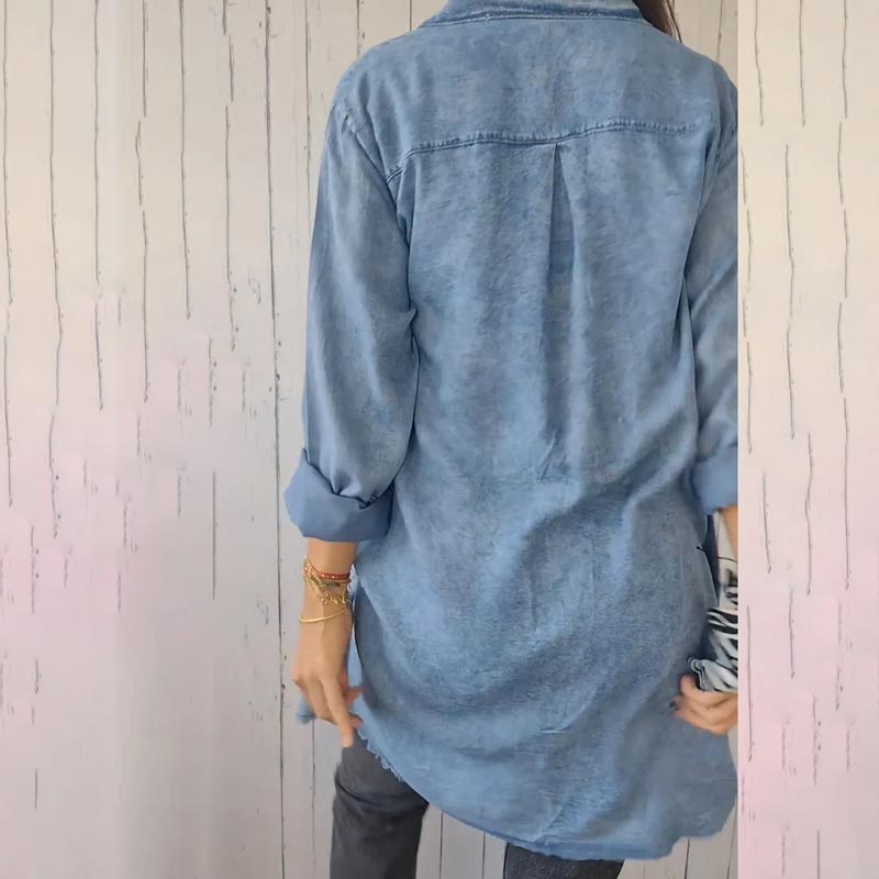 Deandra – relaxed edge in denim