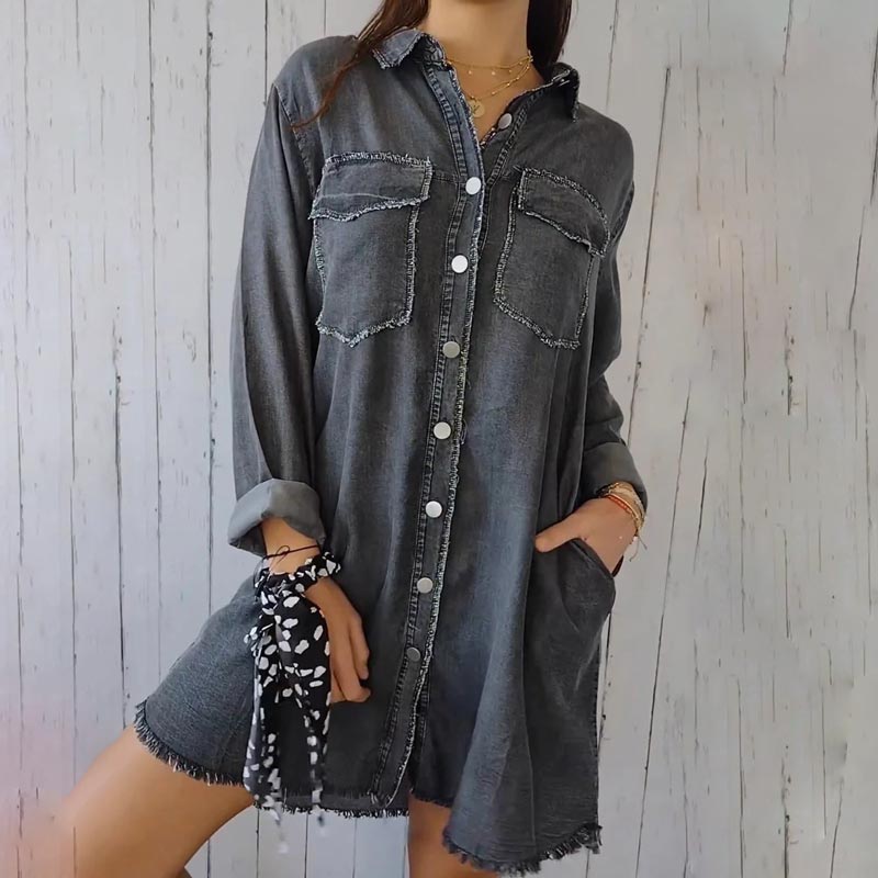 Deandra – relaxed edge in denim