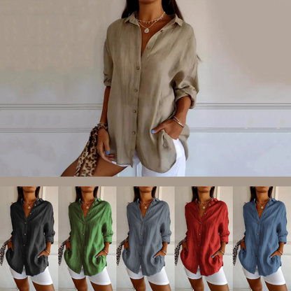 Ella – sunlit texture top