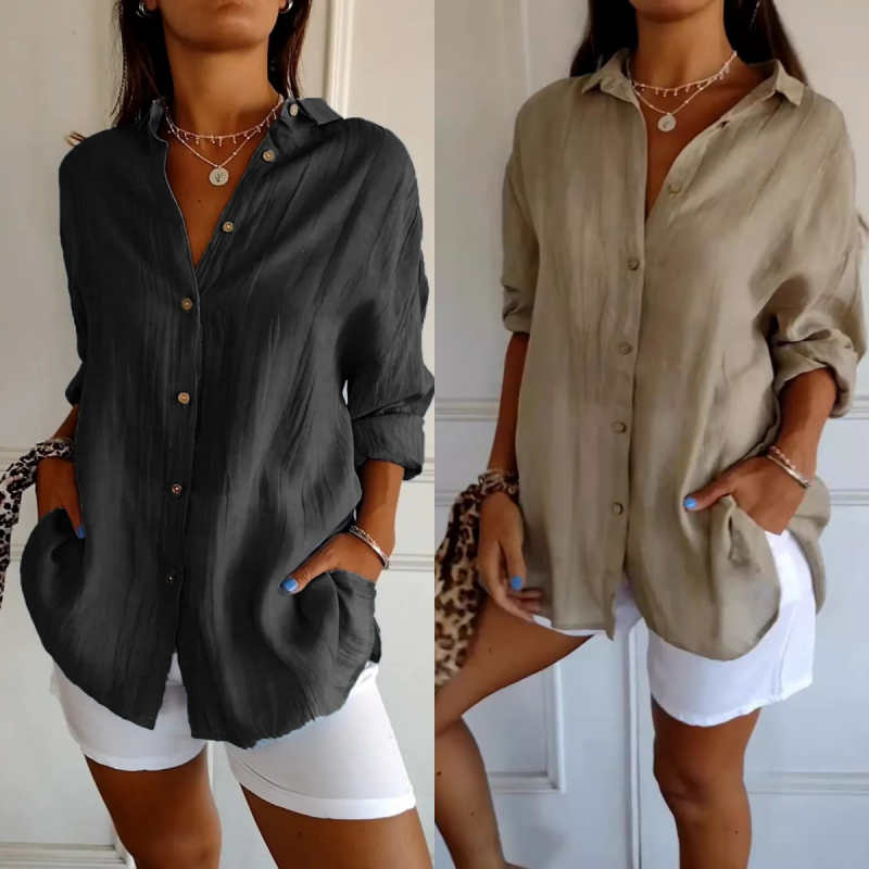 Ella – sunlit texture top