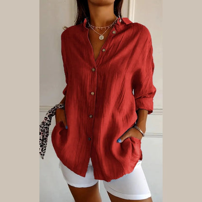 Ella – sunlit texture top