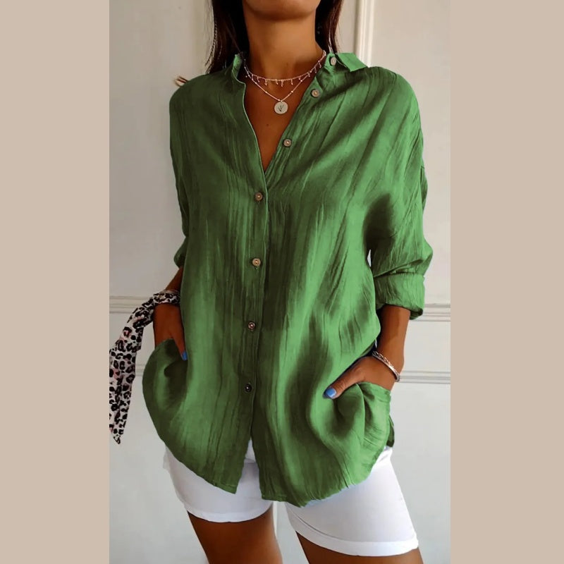 Ella – sunlit texture top