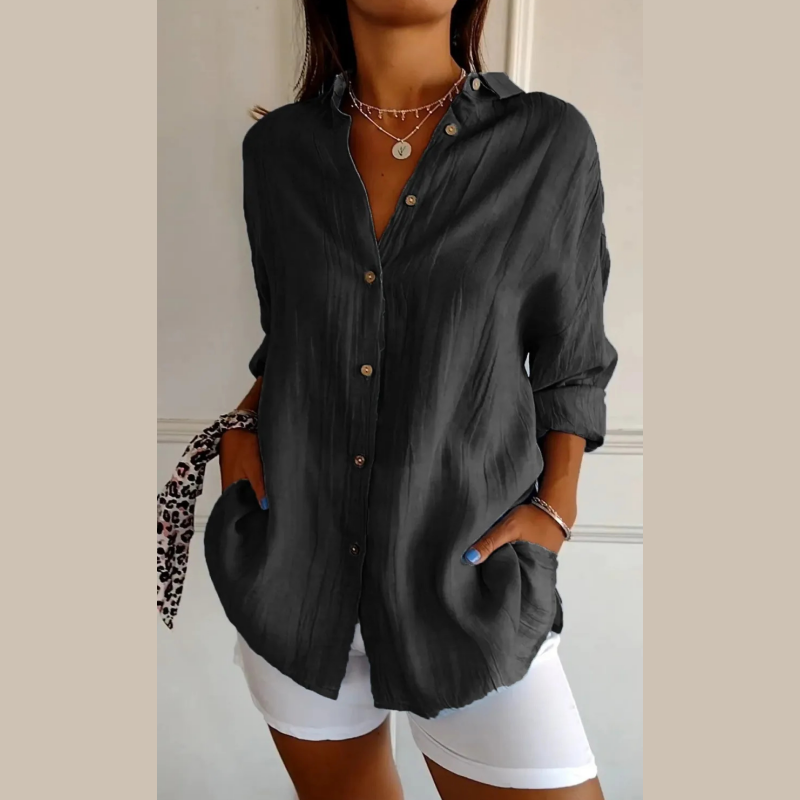 Ella – sunlit texture top