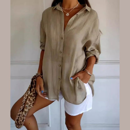 Ella – sunlit texture top
