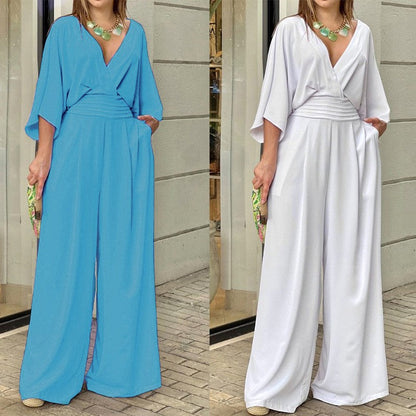 Samara – fluid elegance with a deep v and flowing leg
