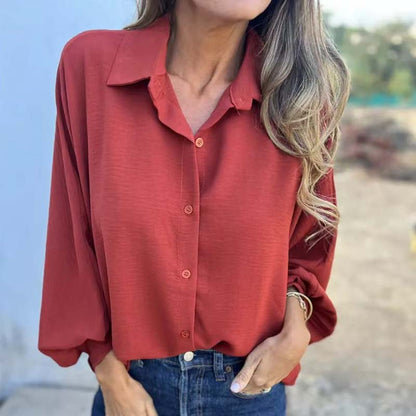 Elysa – soft grace button blouse