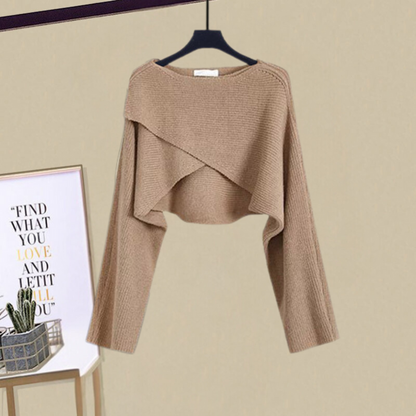 DUOCHIC - THE 2-IN-1 KNIT DRESS SET