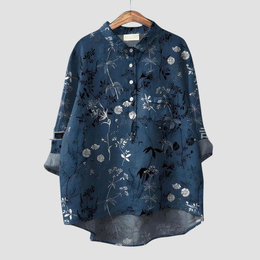 Élisa – bold strokes silk touch shirt