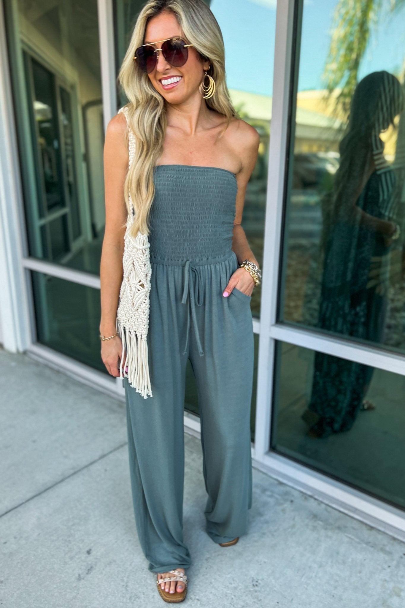 JASMIN - TRENDY OFF-SHOULDER JUMPSUIT