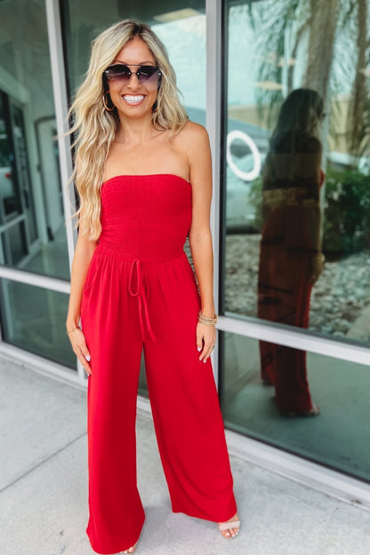 JASMIN - TRENDY OFF-SHOULDER JUMPSUIT