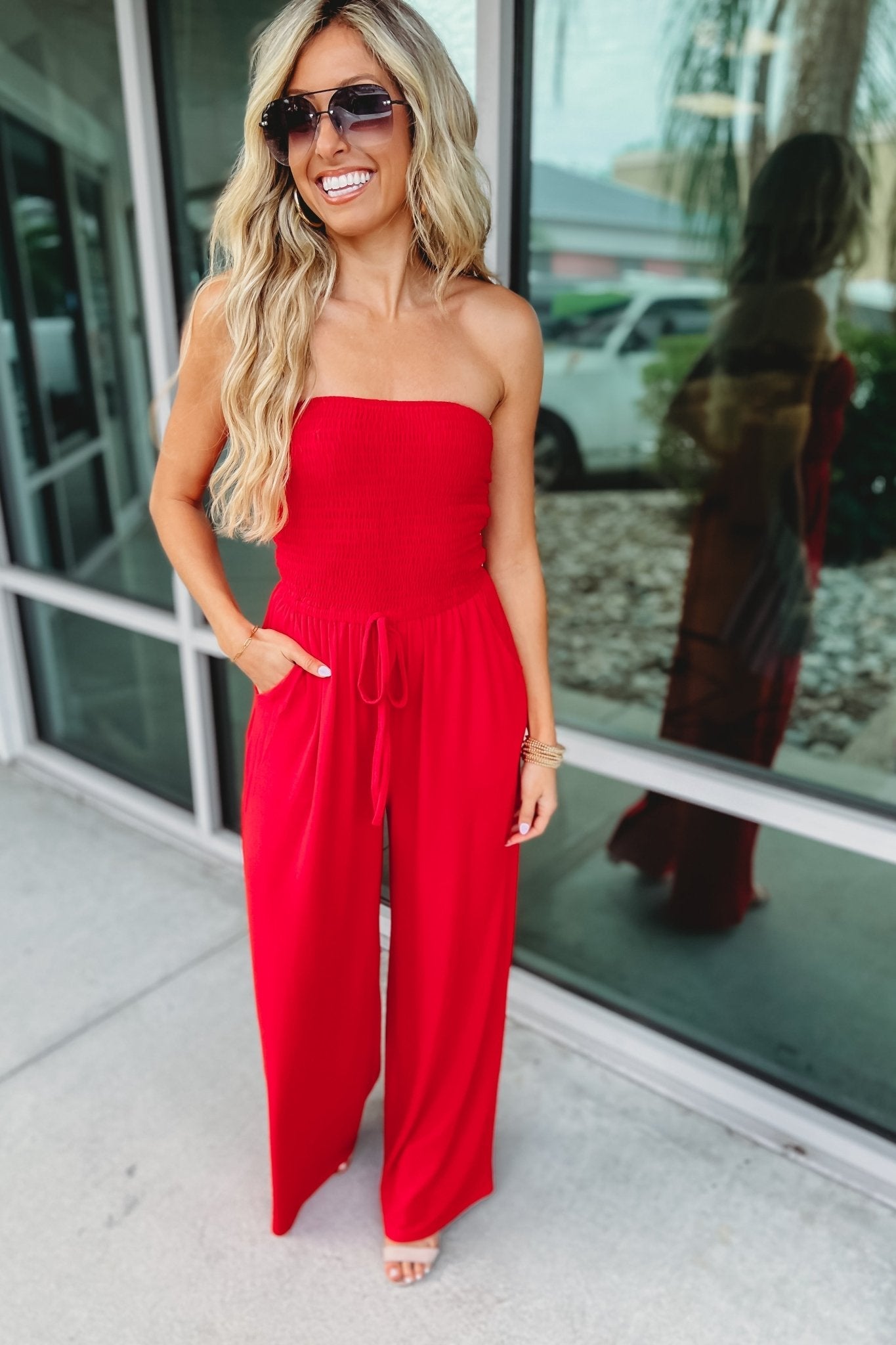 JASMIN - TRENDY OFF-SHOULDER JUMPSUIT