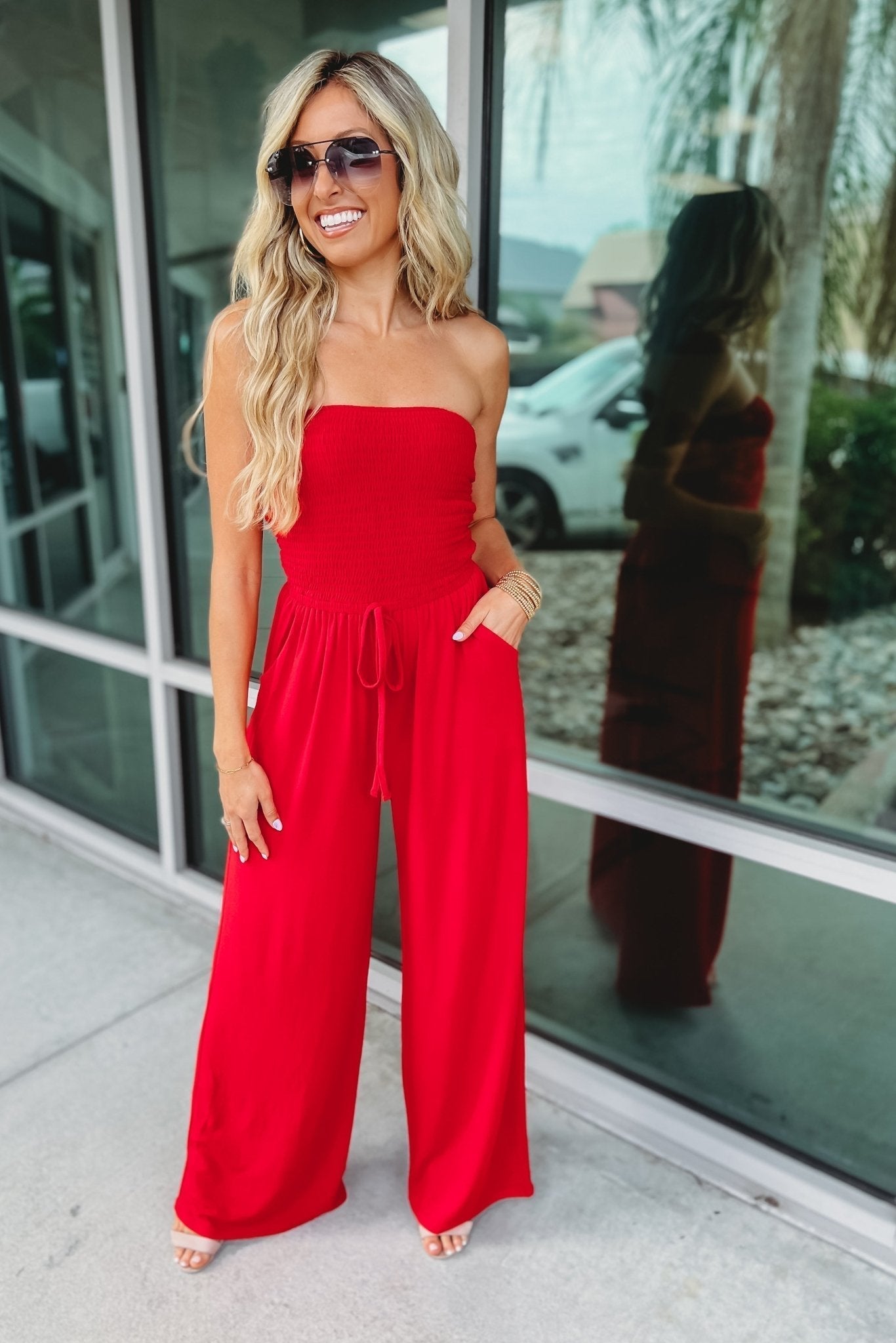 JASMIN - TRENDY OFF-SHOULDER JUMPSUIT