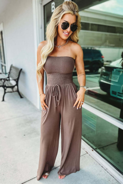 JASMIN - TRENDY OFF-SHOULDER JUMPSUIT