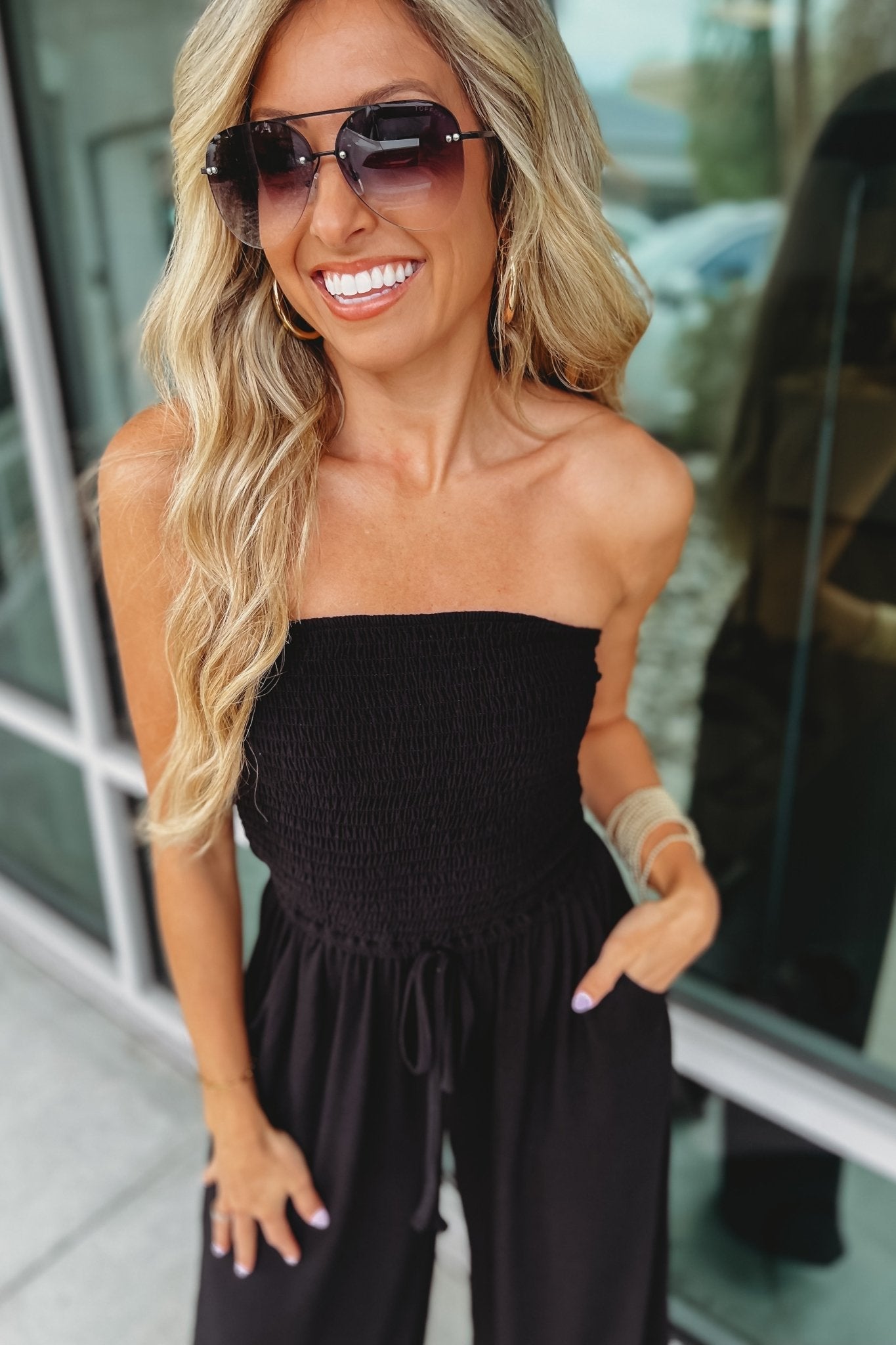 JASMIN - TRENDY OFF-SHOULDER JUMPSUIT