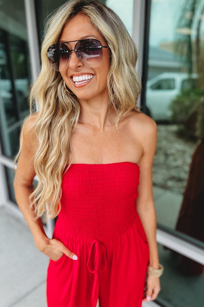 JASMIN - TRENDY OFF-SHOULDER JUMPSUIT