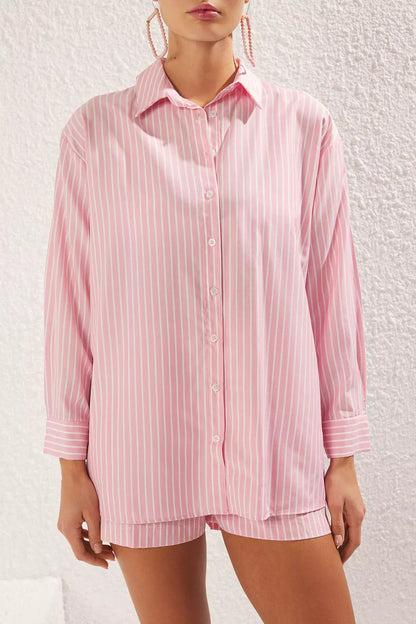 Trafza – striped elegance set