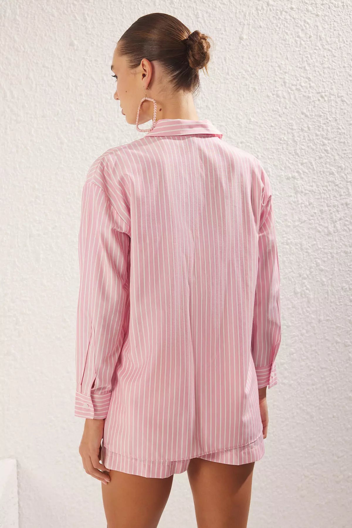 Trafza – striped elegance set