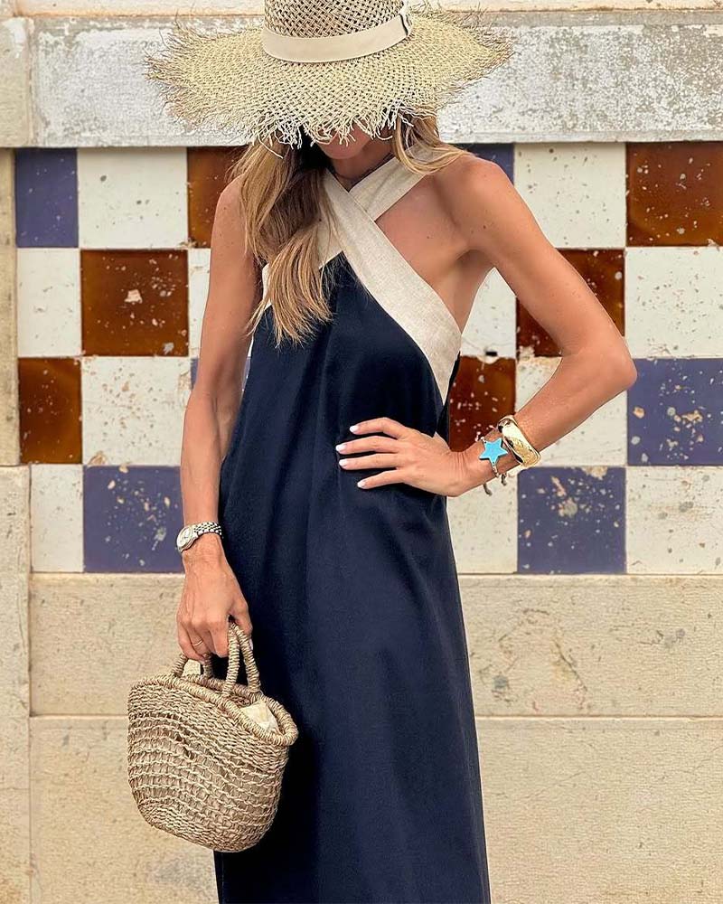 Martina – effortless charm sleeveless dress