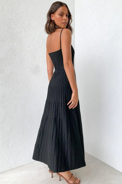 Marina – sunset hues flowing maxi dress