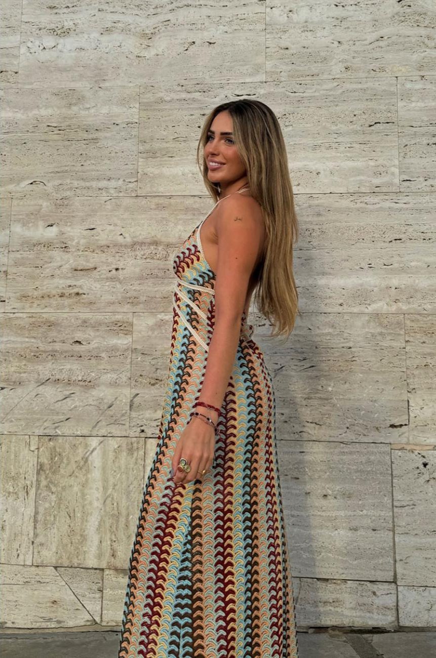 Cancún – sun-kissed dreams crochet maxi dress