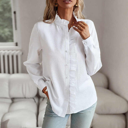 Belle – effortless charm polo blouse
