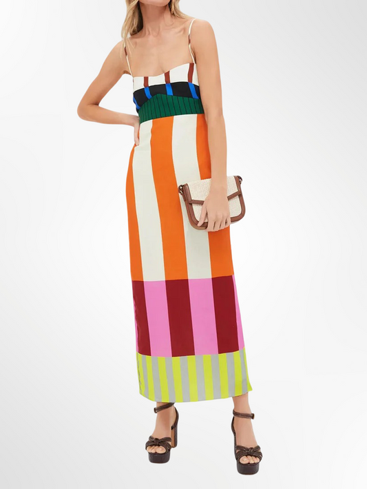 Elsa – radiant layers maxi dress