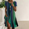 JAMIE - CASUAL BOHEMIAN DRESS WITH GRADIENT