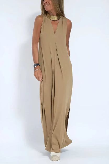 ELISE - LONG DRESS WITH CARDIGAN