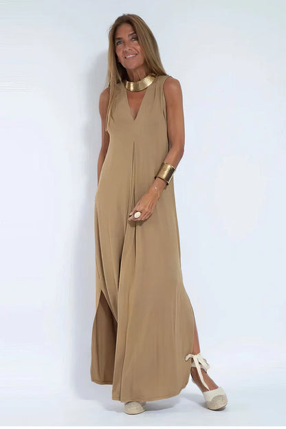 ELISE - LONG DRESS WITH CARDIGAN