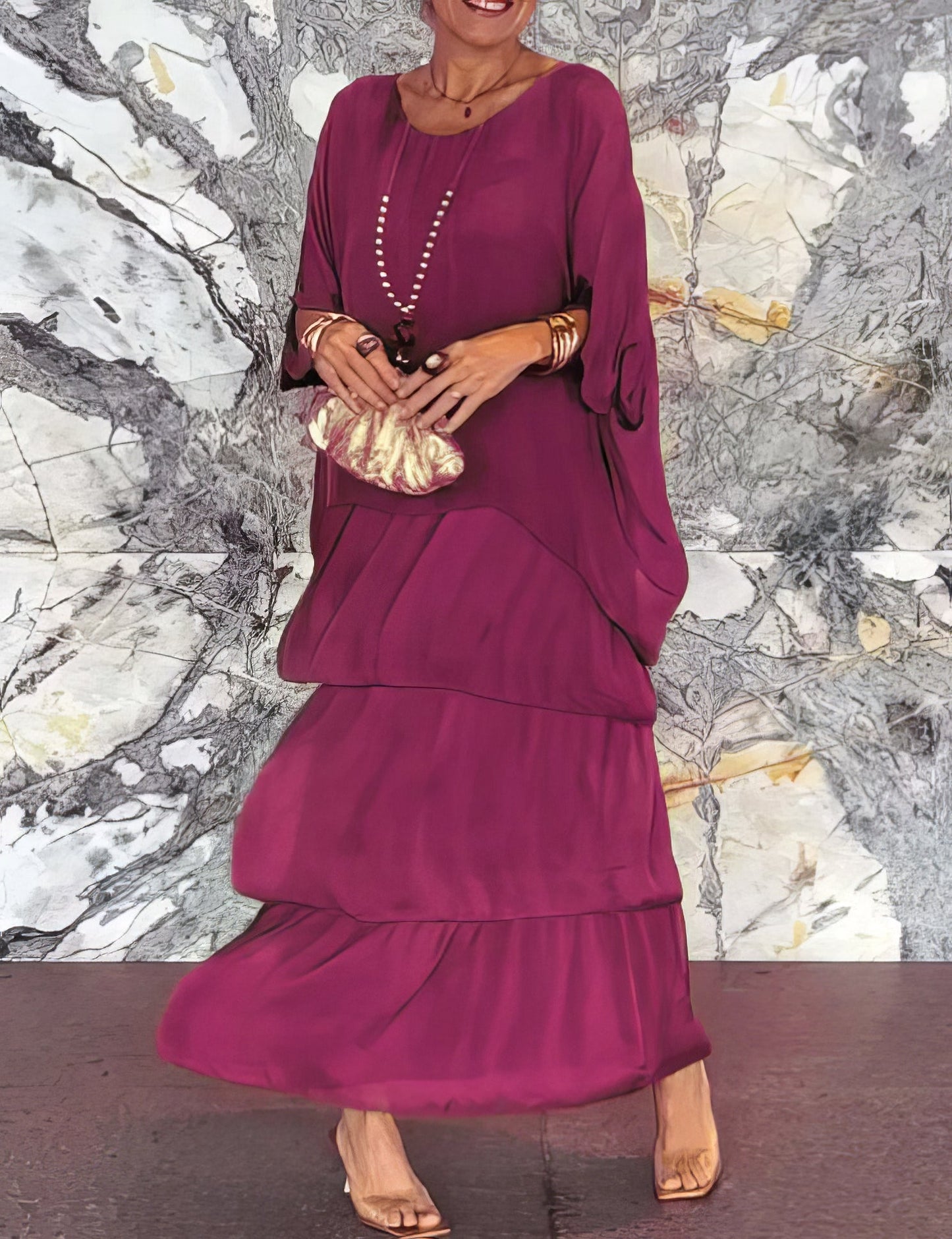 ARTISTIC LOOSE-FIT DRESS