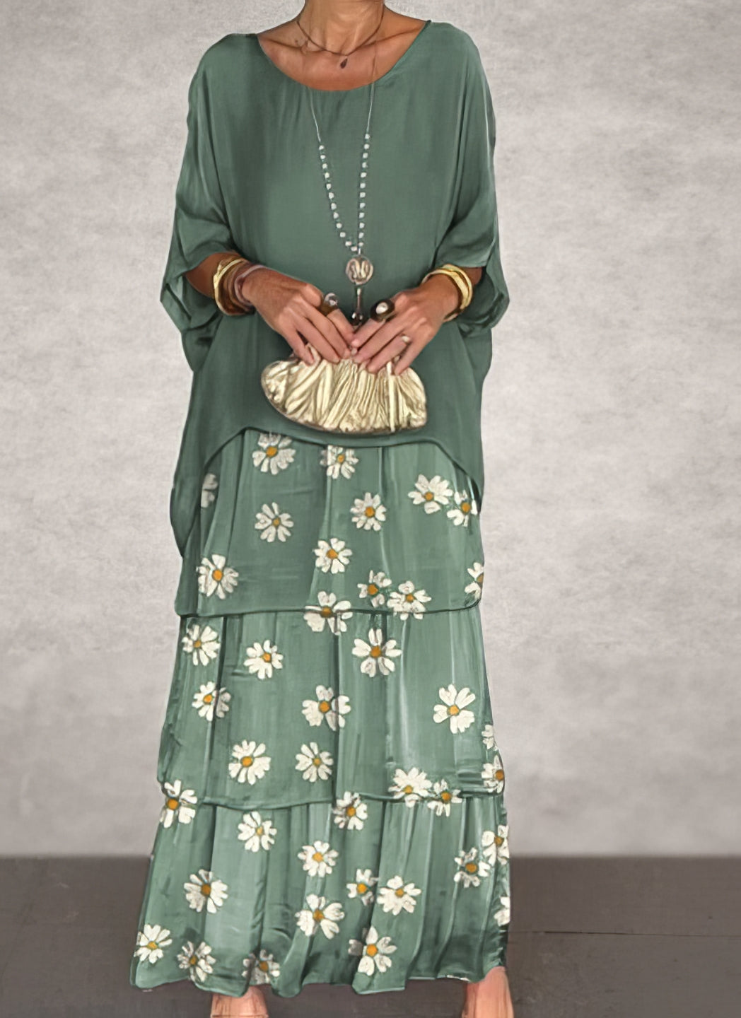 CAROLINE - ELEGANT MAXI DRESS