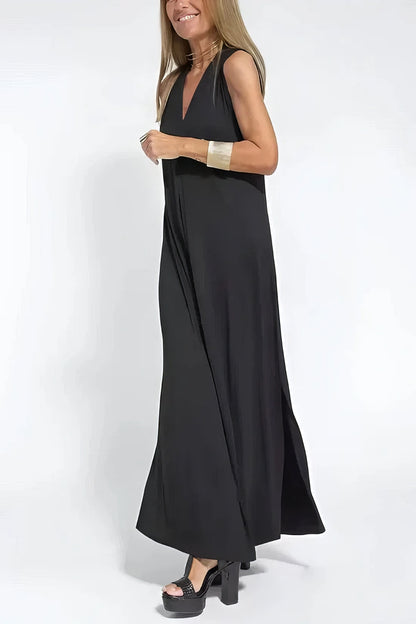 ELISE - LONG DRESS WITH CARDIGAN
