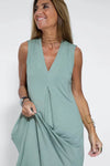 ELISE - LONG DRESS WITH CARDIGAN
