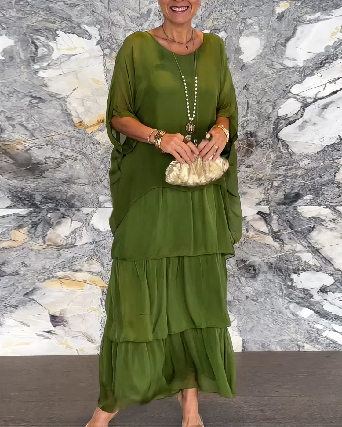 CAROLINE - ELEGANT MAXI DRESS