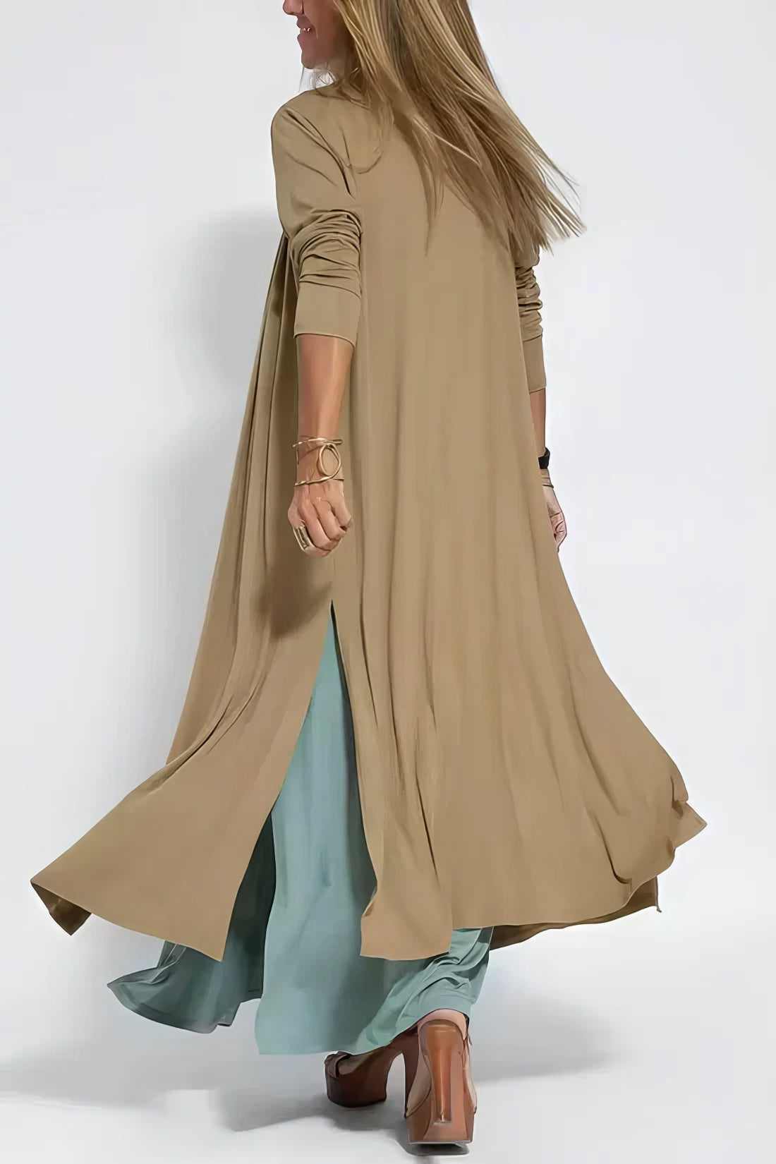 ELISE - LONG DRESS WITH CARDIGAN