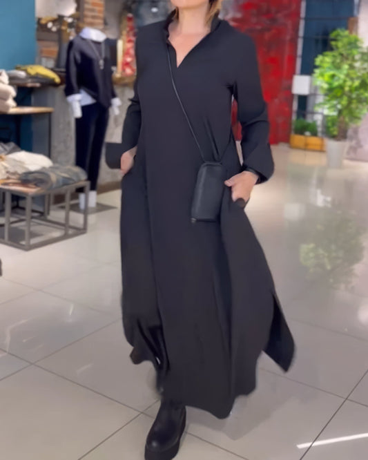 CLAUDIA – ELEGANT STRETCH MAXI DRESS
